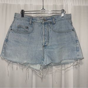 Vintage Guess Jeans Light Wash Cut off Shorts